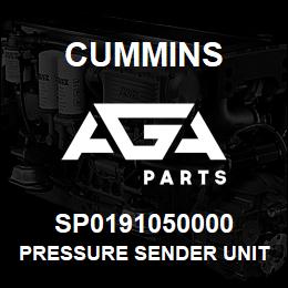 SP0191050000 Cummins PRESSURE SENDER UNIT | AGA Parts