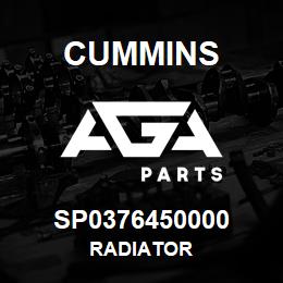 SP0376450000 Cummins RADIATOR | AGA Parts