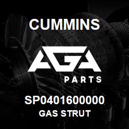 SP0401600000 Cummins GAS STRUT | AGA Parts