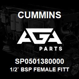 SP0501380000 Cummins 1/2` BSP FEMALE FITTING | AGA Parts