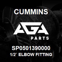 SP0501390000 Cummins 1/2` ELBOW FITTING | AGA Parts