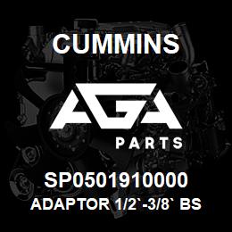 SP0501910000 Cummins ADAPTOR 1/2`-3/8` BSP | AGA Parts