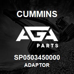 SP0503450000 Cummins ADAPTOR | AGA Parts