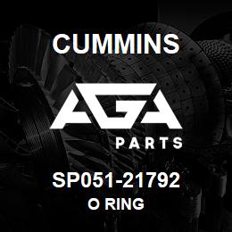 SP051-21792 Cummins O RING | AGA Parts