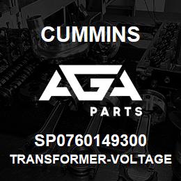 SP0760149300 Cummins TRANSFORMER-VOLTAGE | AGA Parts