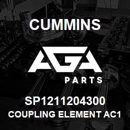 SP1211204300 Cummins COUPLING ELEMENT AC11 SN | AGA Parts