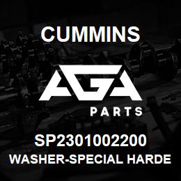 SP2301002200 Cummins WASHER-SPECIAL HARDENED | AGA Parts