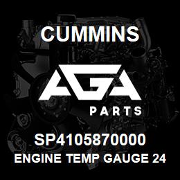 SP4105870000 Cummins ENGINE TEMP GAUGE 24V | AGA Parts