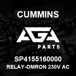 SP4155160000 Cummins RELAY-OMRON 230V AC MY4 | AGA Parts