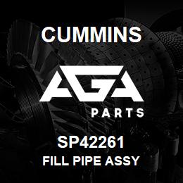 SP42261 Cummins FILL PIPE ASSY | AGA Parts