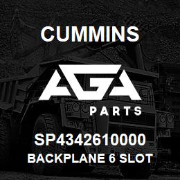 SP4342610000 Cummins BACKPLANE 6 SLOT | AGA Parts