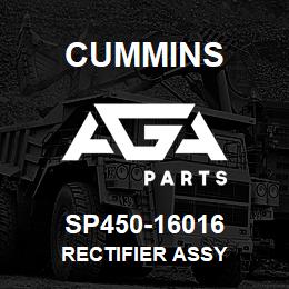 SP450-16016 Cummins RECTIFIER ASSY | AGA Parts