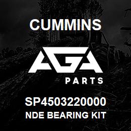 SP4503220000 Cummins NDE BEARING KIT | AGA Parts