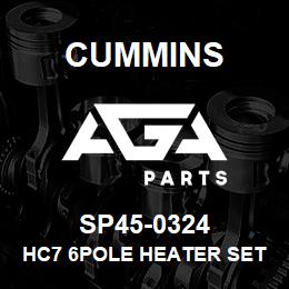 SP45-0324 Cummins HC7 6POLE HEATER SET | AGA Parts