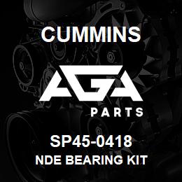 SP45-0418 Cummins NDE BEARING KIT | AGA Parts