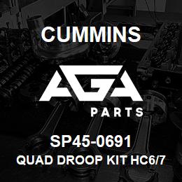 SP45-0691 Cummins QUAD DROOP KIT HC6/7 | AGA Parts