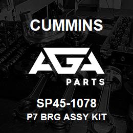 SP45-1078 Cummins P7 BRG ASSY KIT | AGA Parts