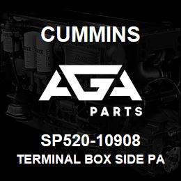 SP520-10908 Cummins TERMINAL BOX SIDE PANEL | AGA Parts