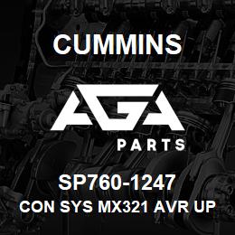 SP760-1247 Cummins CON SYS MX321 AVR UP TO 480V | AGA Parts