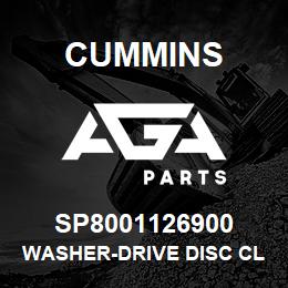 SP8001126900 Cummins WASHER-DRIVE DISC CLAMP | AGA Parts