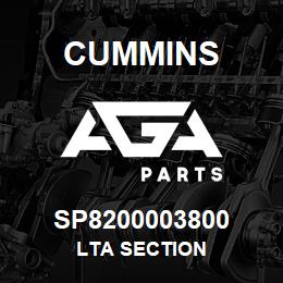 SP8200003800 Cummins LTA SECTION | AGA Parts