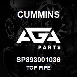 SP893001036 Cummins TOP PIPE | AGA Parts