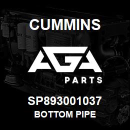 SP893001037 Cummins BOTTOM PIPE | AGA Parts