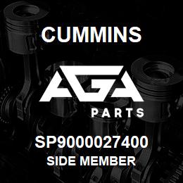 SP9000027400 Cummins SIDE MEMBER | AGA Parts