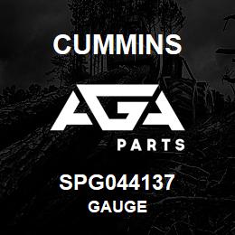 SPG044137 Cummins GAUGE | AGA Parts