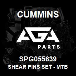 SPG055639 Cummins SHEAR PINS SET - MTBR-230 COUPLI | AGA Parts