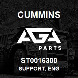 ST0016300 Cummins SUPPORT, ENG | AGA Parts