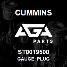 ST0019500 Cummins GAUGE, PLUG | AGA Parts