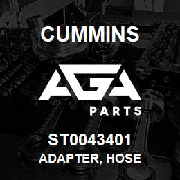 ST0043401 Cummins ADAPTER, HOSE | AGA Parts