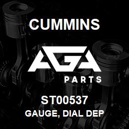 ST00537 Cummins GAUGE, DIAL DEP | AGA Parts