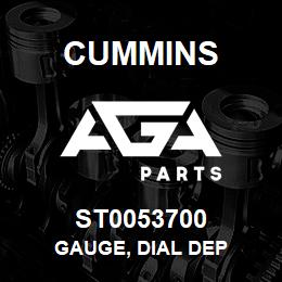 ST0053700 Cummins GAUGE, DIAL DEP | AGA Parts