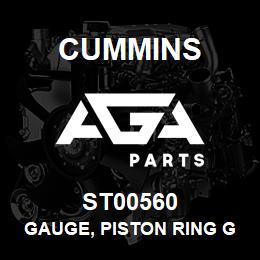 ST00560 Cummins GAUGE, PISTON RING GROOVE | AGA Parts