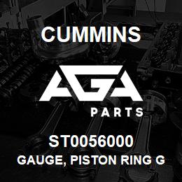 ST0056000 Cummins GAUGE, PISTON RING GROOVE | AGA Parts