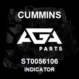 ST0056106 Cummins INDICATOR | AGA Parts