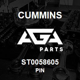 ST0058605 Cummins PIN | AGA Parts