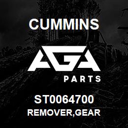 ST0064700 Cummins REMOVER,GEAR | AGA Parts