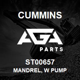 ST00657 Cummins MANDREL, W PUMP | AGA Parts