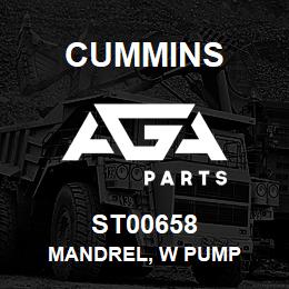 ST00658 Cummins MANDREL, W PUMP | AGA Parts