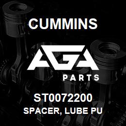 ST0072200 Cummins SPACER, LUBE PU | AGA Parts