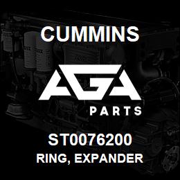 ST0076200 Cummins RING, EXPANDER | AGA Parts