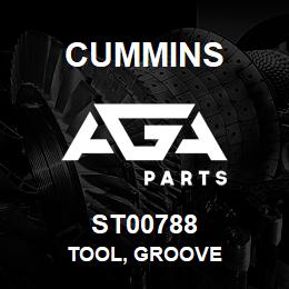 ST00788 Cummins TOOL, GROOVE | AGA Parts