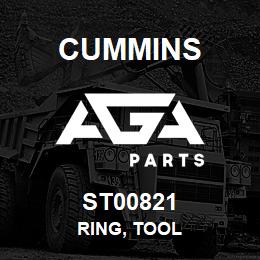 ST00821 Cummins RING, TOOL | AGA Parts