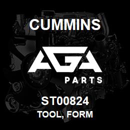 ST00824 Cummins TOOL, FORM | AGA Parts