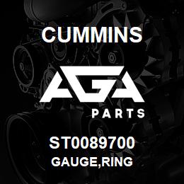 ST0089700 Cummins GAUGE,RING | AGA Parts