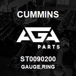 ST0090200 Cummins GAUGE,RING | AGA Parts