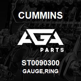 ST0090300 Cummins GAUGE,RING | AGA Parts